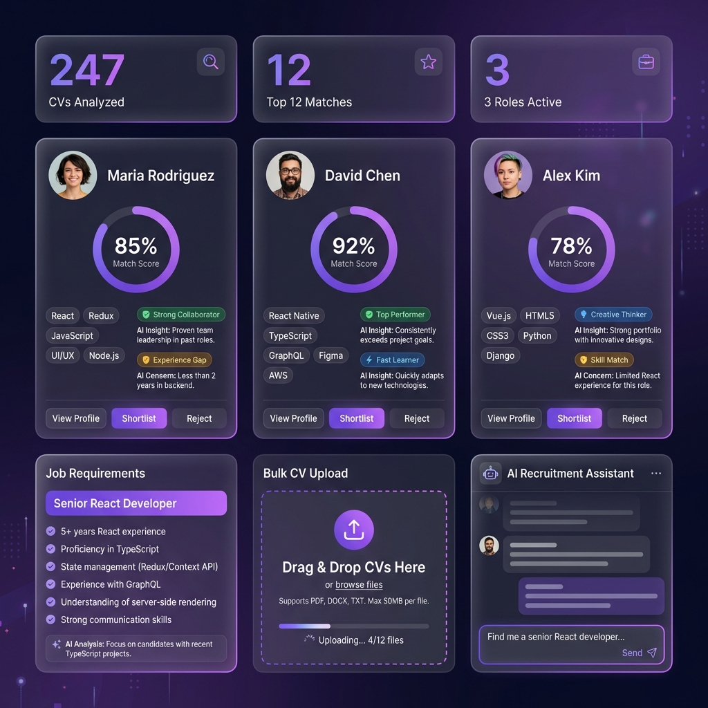 AgenticAI - AI-Powered CV Screening Platform